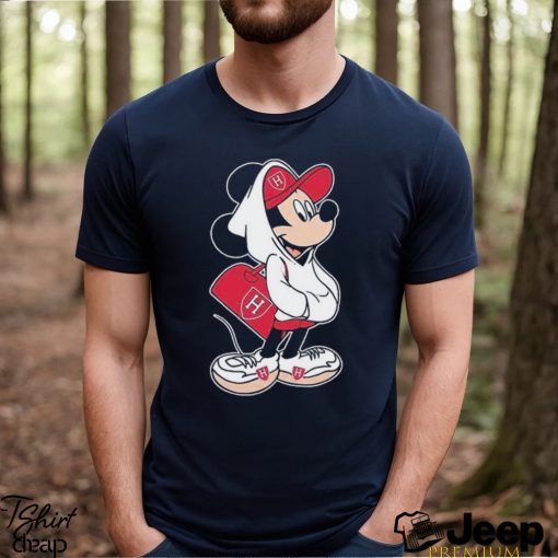 Disney Mickey Mouse NCAA Harvard Crimson t shirt