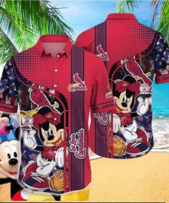 Disney Mickey Mouse St Louis Cardinals Hawaiian Shirt HawaiianShirts