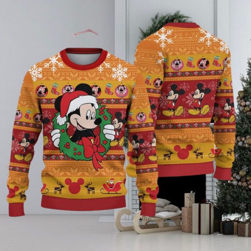 Disney Mickey Style 6 Ugly Christmas Sweater Holiday For Men And Women