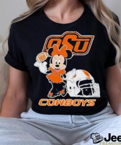 Disney Minnie Mouse Oklahoma State Cowboys Football 2023 Shirt