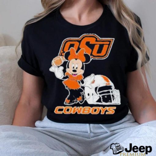 Disney Minnie Mouse Oklahoma State Cowboys Football 2023 Shirt