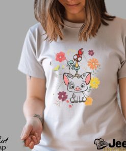 Disney Moana Shirt, Hei Hei and Pua Floral Shirt, Moana Princess Sweatshirt