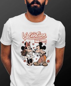 Disney Mouse Mickey and Minnie couple Valentine on main street shirt