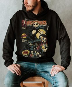 Disney Nightmare Before Christmas Comic Cover Womens Slouchy Sweatshirt