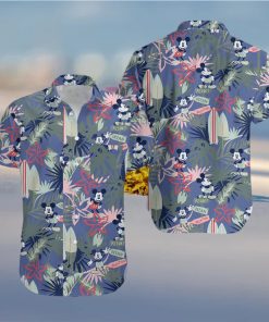 Disney Parks Button Down Aloha T Shirt