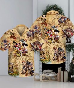 Disney Pirates Mickey Mouse Summer Beach Trip Family Hawaiian Shirt