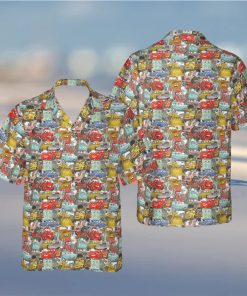 Disney Pixar Cars Sketched Hawaiians Shirt