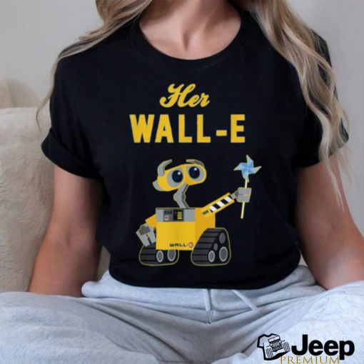 Disney Pixar Wall E Her Wall E Couples T Shirt