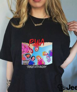 Disney Princess P.W.A straight outta Kingdom cartoon shirt