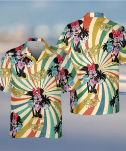 Disney Summer Minnie Hawaiian Shirt Family Vacation Tee