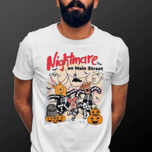 Disney Winnie The Pooh Nightmare On The Main Street Halloween Shirt