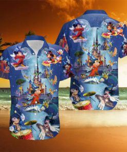 Disney Wonderful Worlds Mickey Magic Hawaiian Shirt