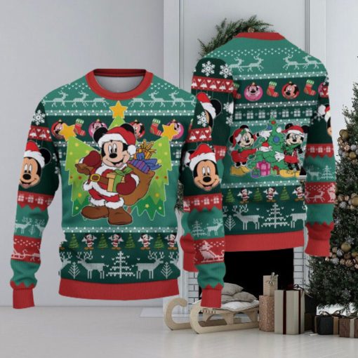 Disney World Christmas Christmas Gift For Holiday Mickey And Friends 3D Ugly Christmas Sweater