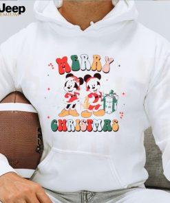 Disney merry Christmas Mickey and Minnie santa shirt