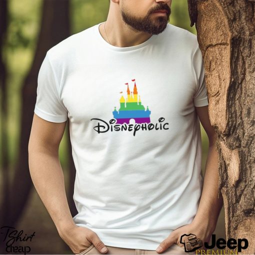 Disneyholic Sweatshirt Disney Watercolor Castle Minnie T Shirt Unisex