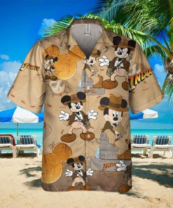 Disneyland Mickey Mouse Indiana Jones Adventure Disney Hawaiian Shirt