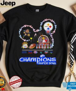 Disneyland X Pittsburgh Steelers Champions Super Bowl 6X shirt