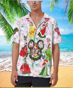 Disneyworld Princess Hawaiian Disneyland Christmas Aloha Kingdom Xmas Shirt