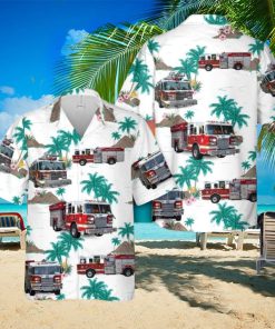 District of North Vancouver Fire and Rescue Aloha Hawaiian Shirt Beach Gift Short Sleeve Shirt
