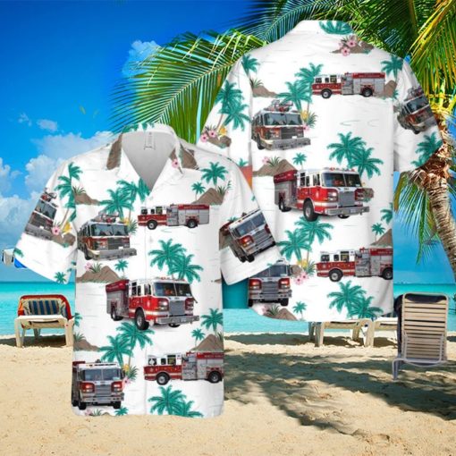 District of North Vancouver Fire and Rescue Aloha Hawaiian Shirt Beach Gift Short Sleeve Shirt