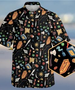 DnD Hawaiian Shirt Dice 20 Shirt