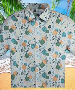 Dnd Dice Plants Shirt Hawaiian Button Up