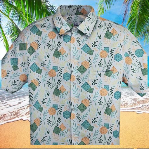 Dnd Dice Plants Shirt Hawaiian Button Up