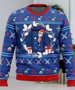 Doctor Who Tardis Christmas Ugly Sweater