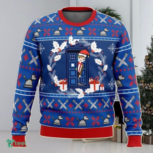 Doctor Who Tardis Ugly Christmas Sweater 3D Gift For Men And Women