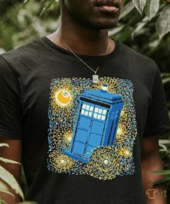 Doctor Who’s Tardis X Van Gogh’s Starry Night Traveling Blue Box Starry Night shirt