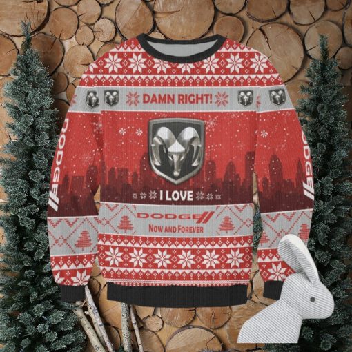 Dodge Xmas Sweater Car Design Gift For Fans Gift Christmas