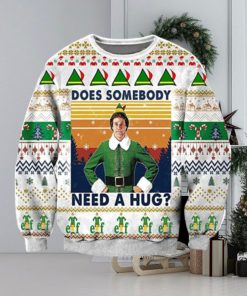 Does Somebody Need A Hug 3D Ugly Christmas Sweater For Men And Women