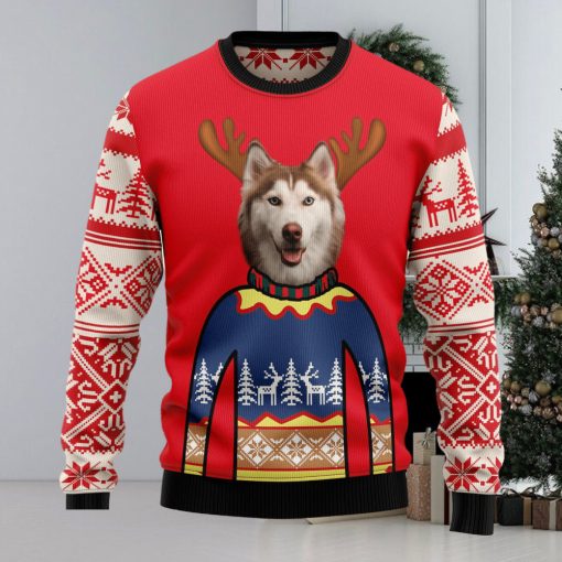 Dog Custom Photo Personalized Face Ugly Christmas Sweater Thankgiving Gift Men Women