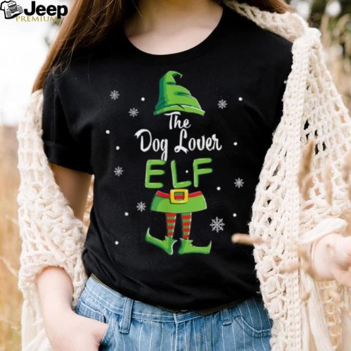 Dog Lover Elf Family Matching Christmas Pajamas Pjs Xmas Men Unisex Shirt