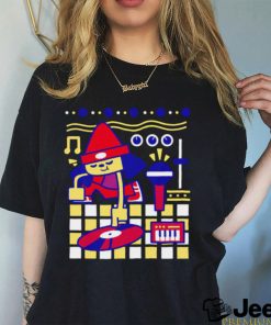 Dog Poet DJ music art shirt