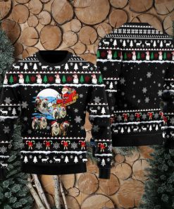 Dog Pointer Santa On Highway Ugly Christmas Sweater Funny Gift For Men And Women Family Holidays