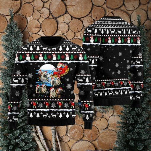 Dog Pointer Santa On Highway Ugly Christmas Sweater Funny Gift For Men And Women Family Holidays