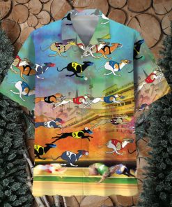 Dog Racing Vintage Hawaiian Shirt