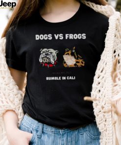 Dogs And Frogs Championship Georgia TCU 2023 Rumble In Cali Shirt