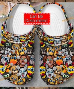 Dogs Collection Crocs Animal Print Clogs for Dog Lovers