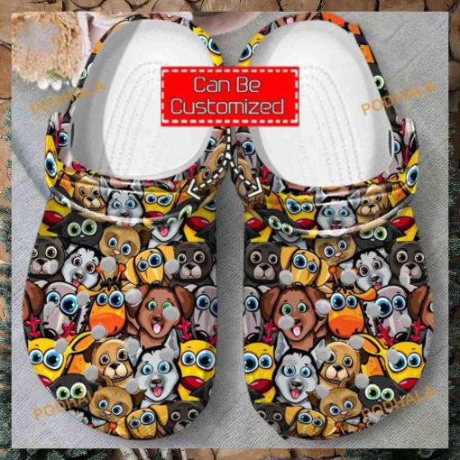 Dogs Collection Crocs Animal Print Clogs for Dog Lovers