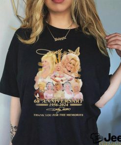 Dolly Parton 68th Anniversary 1956 2024 Thank You For The Memories Signatures shirt