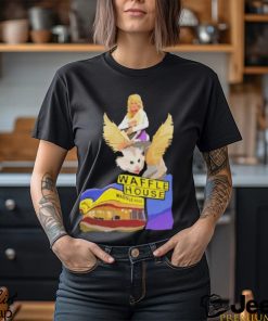 Dolly parton shirt riding a winged possum over waffle house retro 2023 shirt