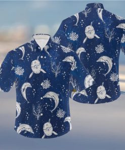 Dolphin Hawaiian Shirt Dolphin Beach Shirt