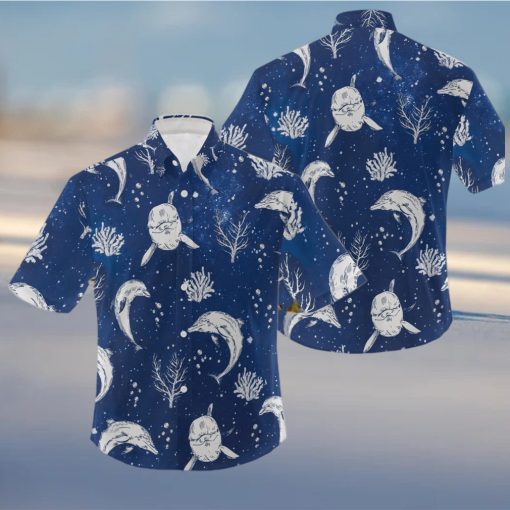 Dolphin Hawaiian Shirt Dolphin Beach Shirt