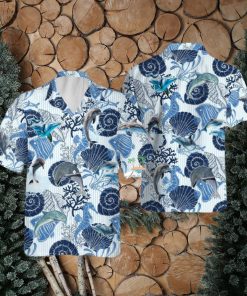 Dolphin Seahorse Hawaiian Shirt