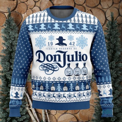 Don Julio 3D Ugly Christmas Sweater Christmas Gift Ideas Party Gift