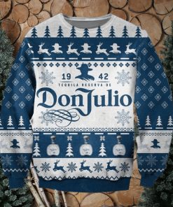 Don Julio Tequila Blue Christmas Ugly Sweater