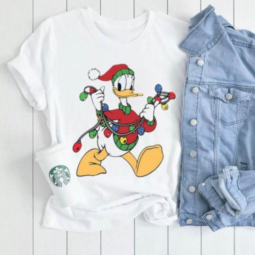 Donald Duck Christmas Light T Shirt, Donald Duck Christmas Shirt, Gift For Fans