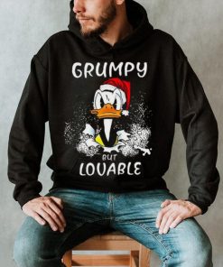 Donald Duck Christmas Shirt, Donald Duck Grumpy But Lovable Christmas T Shirt